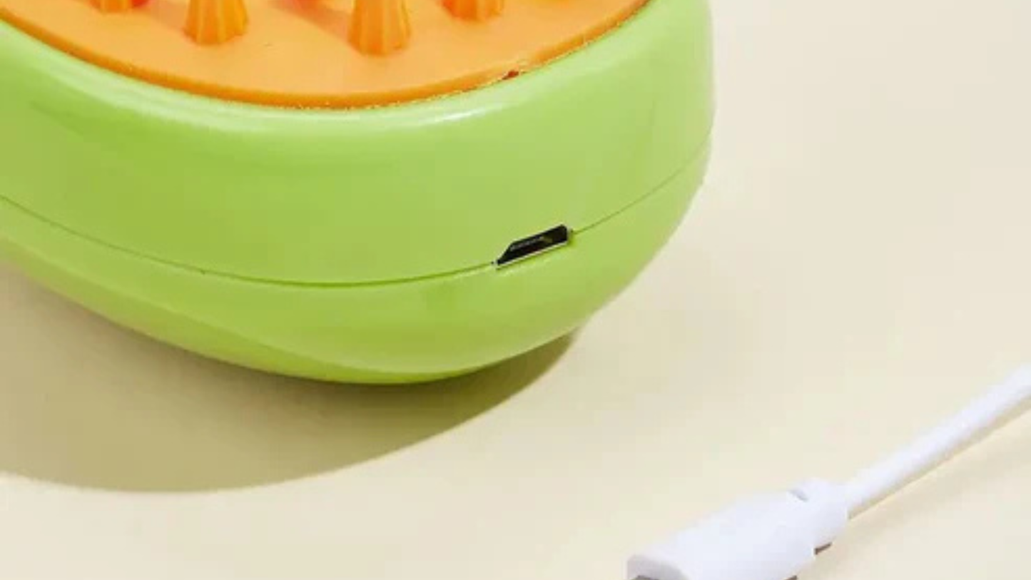 cepillo vaporizador 3 en 1 para mascotas